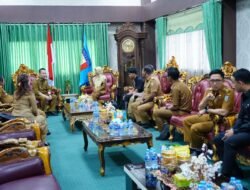 Pj. Bupati Pringsewu Marindo Menerima Audiensi Alvito Alodya Akan Tampil di Istana Negara