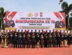 Polres Mesuji Gelar Upacara Memperingati Hari Bhayangkara Ke-78 Dan Tasyakuran