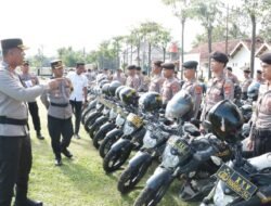 Polres Tulang Bawang Gelar Apel Pengecekan Alsus dan Almatsus Jelang Pilkada Serentak 2024