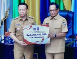 Pj.Bupati Pringsewu Kembali Terima Penghargaan Kinerja Pengendalian Inflasi Daerah Periode Pertama 