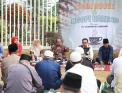 Pj. Gubernur Lampung Samsudin Ajak Tetangga Ngopi Bareng di Mahan Agung