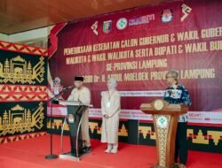 Pasangan Cagub dan Wagub Lampung RMD dan Jihan Jalani Tes Kesehatan di RSUDAM