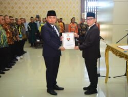Pj. Bupati Febrizal Levi Melantik Wahyu Arswendo Sebagai Pj. Sekda Pemkab Mesuji