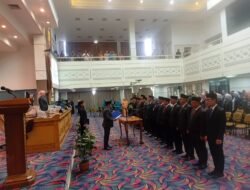 Pj Gubernur Lampung Lantik 12 Pejabat Eselon II, Samsudin : Saya Harap Bekerja Dengan Dedikasi dan Loyalitas Tinggi